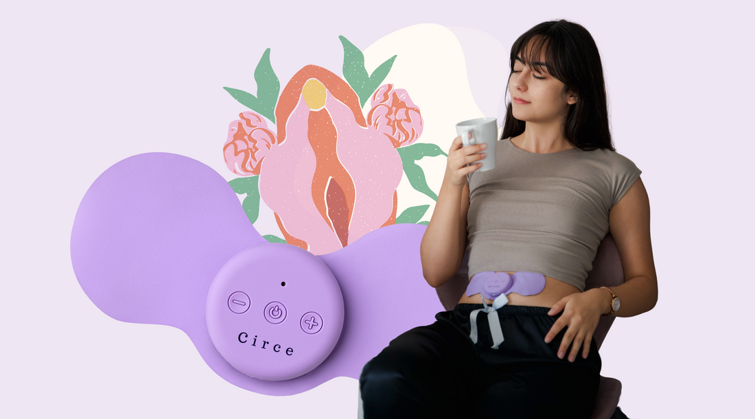 Explore ways to use Circe TENS for quick, effective period pain relief anytime, anywhere - stay comfortable & pain-free at work, during workouts, & even on the go